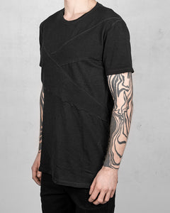Jhus regular cotton & fine rib cold dyed tshirt