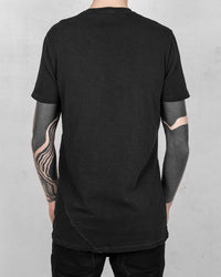 Jhus regular cotton & fine rib cold dyed tshirt