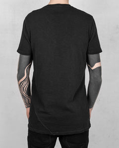 Jhus regular cotton & fine rib cold dyed tshirt