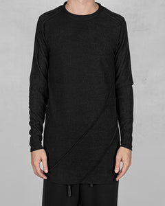 Knit long sleeve sweater