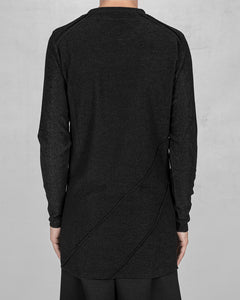 Knit long sleeve sweater