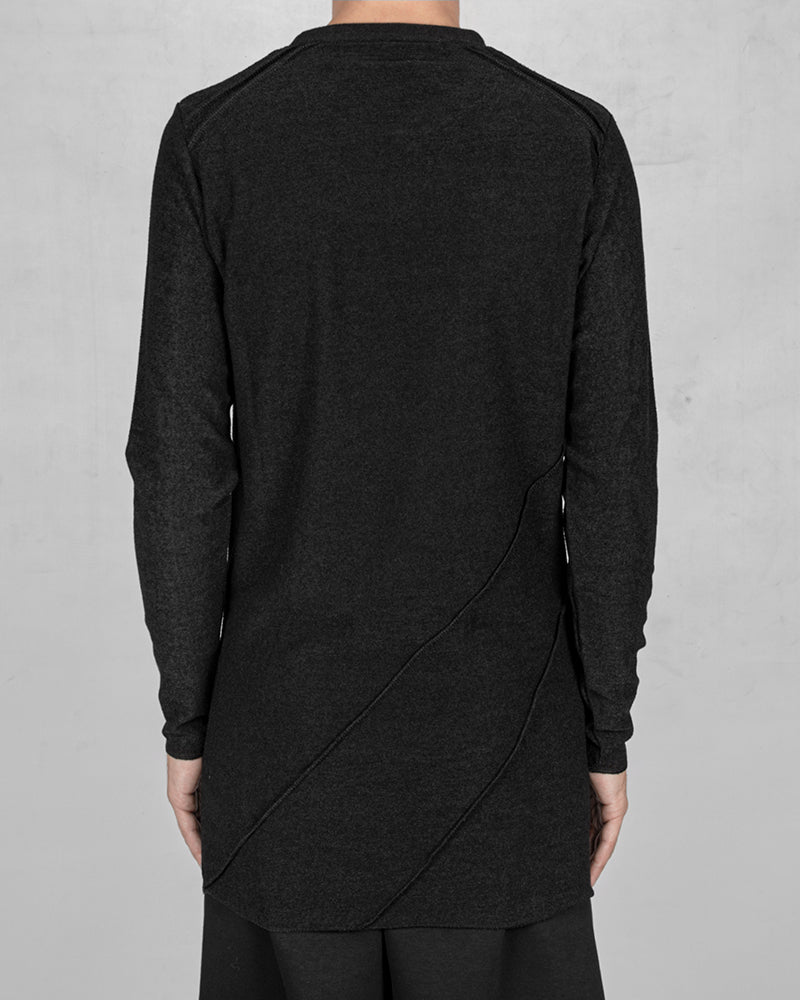 Knit long sleeve sweater