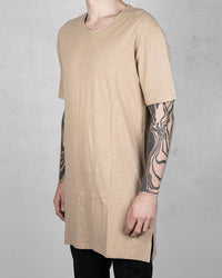 Krept regular linen cotton tshirt beige