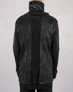 Laminated cotton gabardina jacket