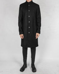 La haine inside us - Long korean neck wool coat - Stilett.com