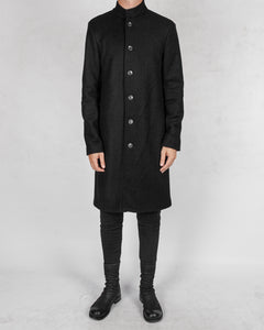 La haine inside us - Long korean neck wool coat - Stilett.com