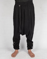 La haine inside us - Low crotch cotton trousers - Stilett.com