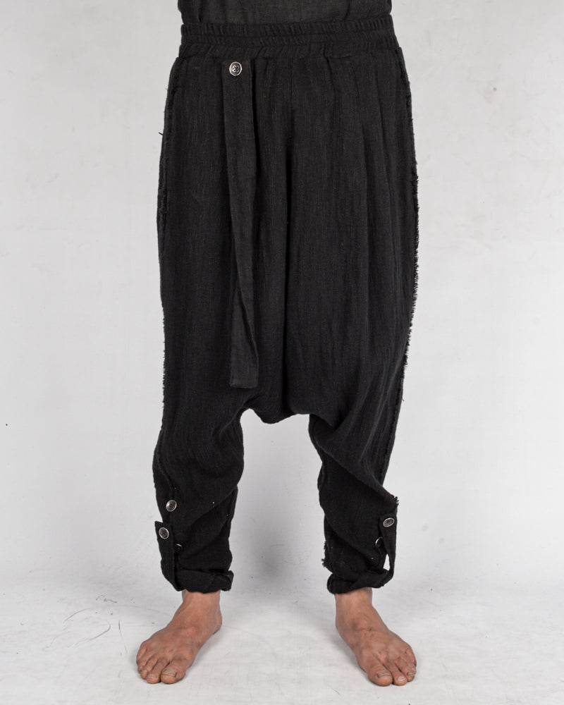 La haine inside us - Low crotch cotton trousers - Stilett.com
