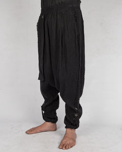 La haine inside us - Low crotch cotton trousers - Stilett.com