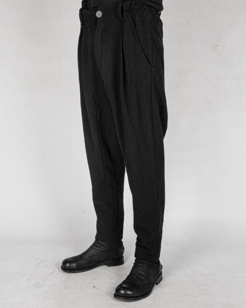 La haine inside us - Low crotch cotton trousers - Stilett.com