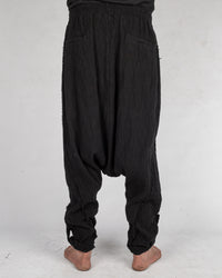 La haine inside us - Low crotch cotton trousers - Stilett.com