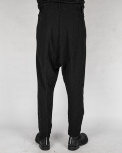 La haine inside us - Low crotch cotton trousers - Stilett.com