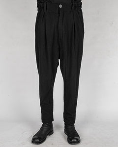 La haine inside us - Low crotch cotton trousers - Stilett.com