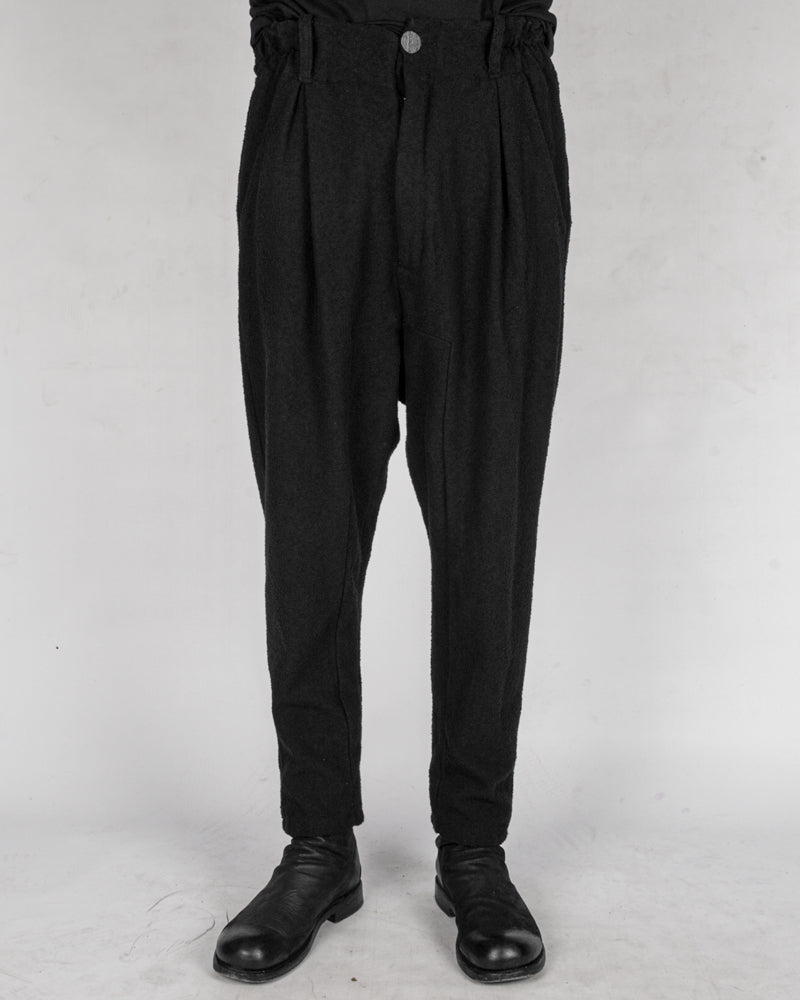 La haine inside us - Low crotch cotton trousers - Stilett.com