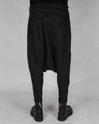 La haine inside us - Low crotch gabardina cotton trouser - Stilett.com