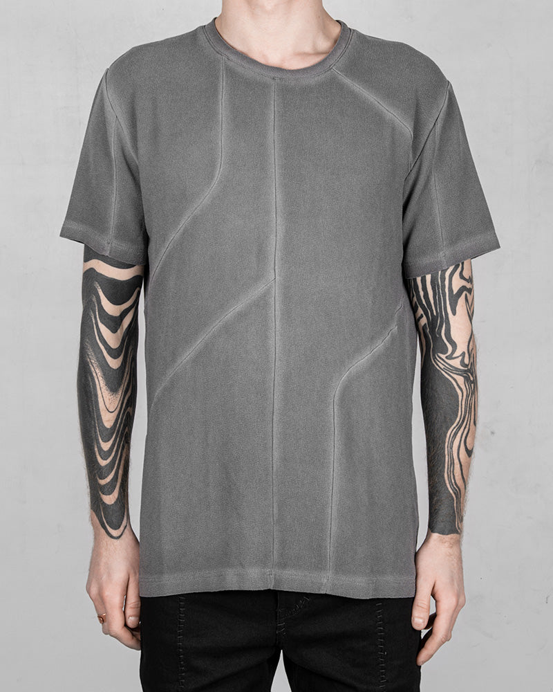 La haine inside us - Mercston regular cold dyed tshirt grey - https://stilett.com/