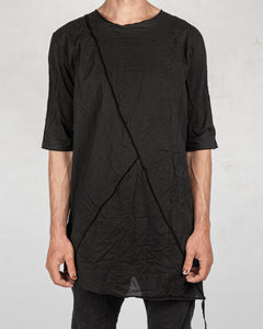 La haine inside us - Muslin cotton t-shirt black - Stilett.com