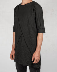La haine inside us - Muslin cotton t-shirt black - Stilett.com
