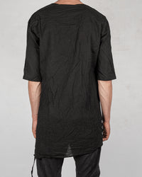 La haine inside us - Muslin cotton t-shirt black - Stilett.com
