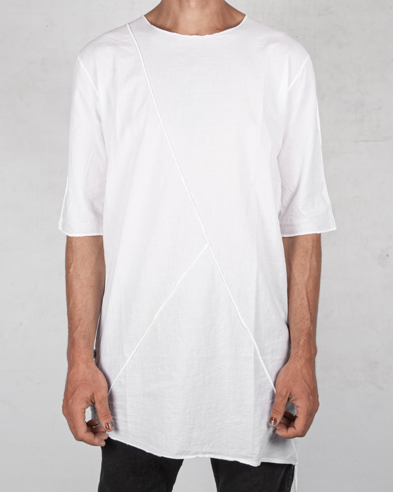 La haine inside us - Muslin cotton t-shirt white - Stilett.com