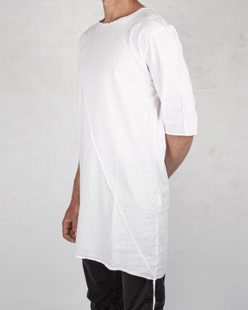 La haine inside us - Muslin cotton t-shirt white - Stilett.com