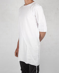 La haine inside us - Muslin cotton t-shirt white - Stilett.com