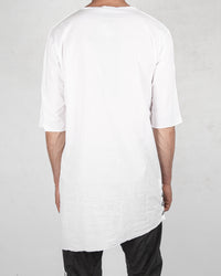 La haine inside us - Muslin cotton t-shirt white - Stilett.com