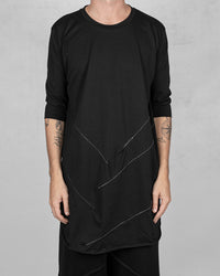 Oversize cotton tshirt 3/4 sleeves