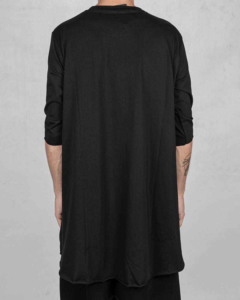 Oversize cotton tshirt 3/4 sleeves