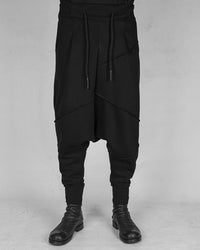 Oversize gauze fleece trouser