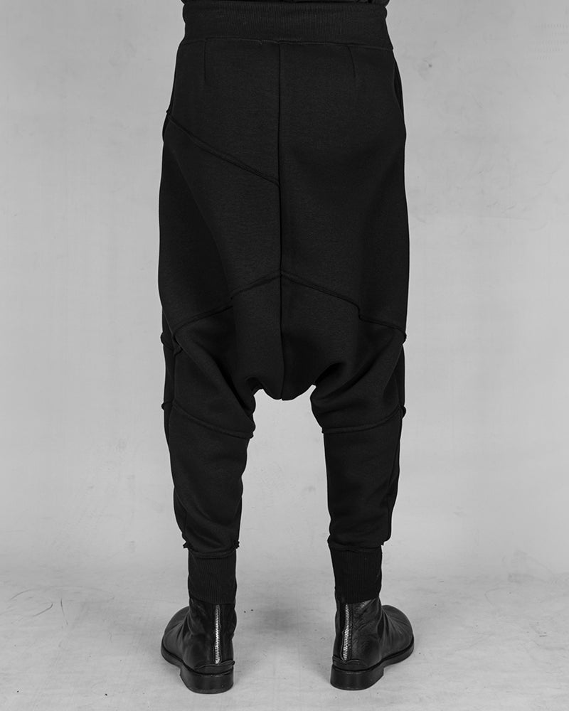 Oversize gauze fleece trouser