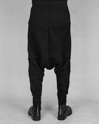 Oversize gauze fleece trouser