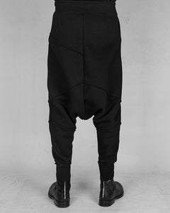 Oversize gauze fleece trouser