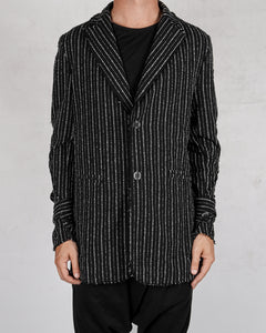 La haine inside us - Pinstripe cotton jacket - Stilett.com