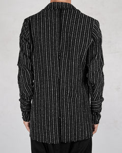 La haine inside us - Pinstripe cotton jacket - Stilett.com