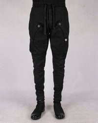 Stretch gabardina cotton trousers