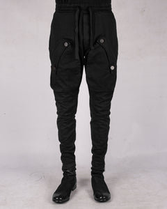 Stretch gabardina cotton trousers