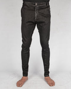La haine inside us - Stretch laminated trouser - Stilett.com