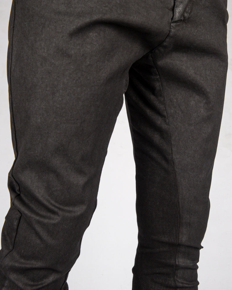 La haine inside us - Stretch laminated trouser - Stilett.com