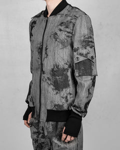 Wisdom bomber jacket printed