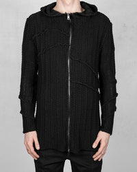 Wizkid knitted jacket regular fit black