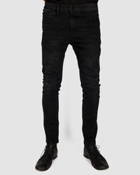 Leon Louis - Dart cut jeans black - Stilett.com