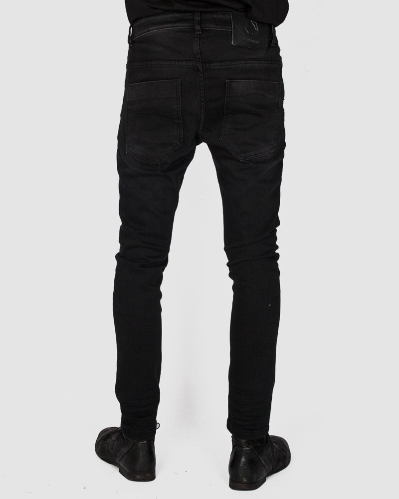 Leon Louis - Dart cut jeans black - Stilett.com