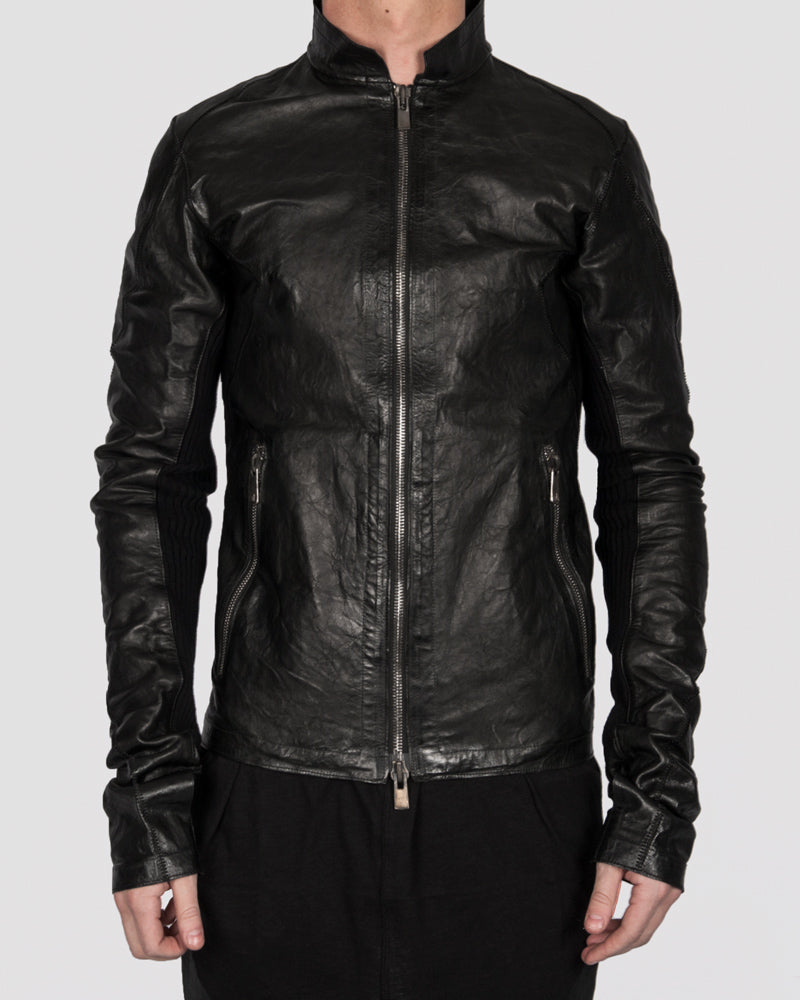 Leon Louis - Enos scar leather jacket - Stilett.com