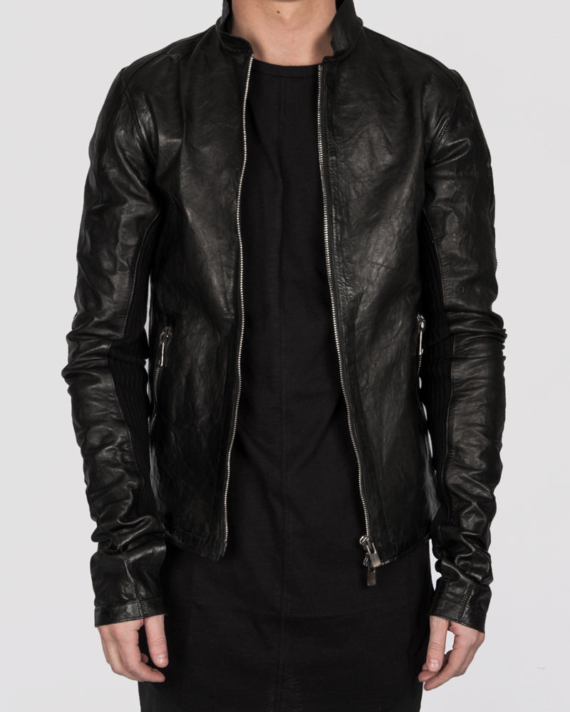 Leon Louis - Enos scar leather jacket - Stilett.com