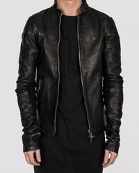 Leon Louis - Enos scar leather jacket - Stilett.com