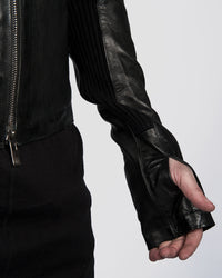 Leon Louis - Enos scar leather jacket - Stilett.com