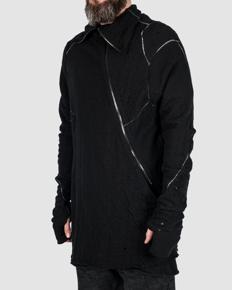 Leon Louis - High collar zip sweater - Stilett.com