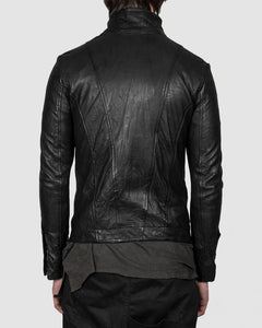 Leon Louis - Molis high collar leather jacket - Stilett.com