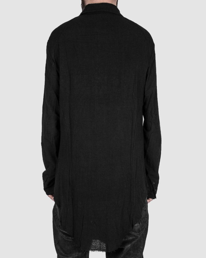 Leon Louis - Silk shirt black - https://stilett.com/
